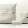 pillow set 2 - pique - creme