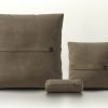 pillow set 2 - pique - taupe