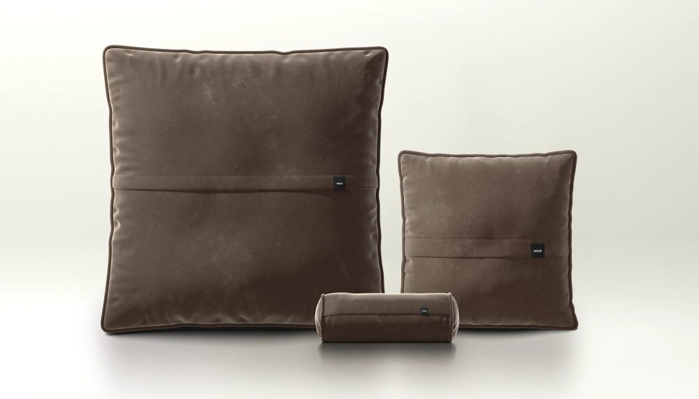 pillow set 2 - suave - espresso