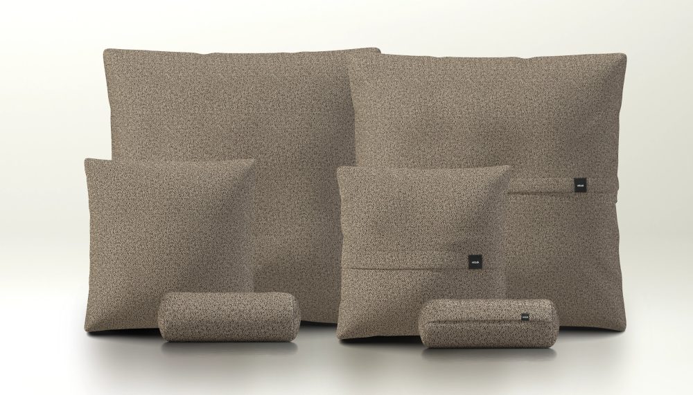 pillow set 3 - loop loop - taupe
