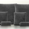 pillow set 3 - cord velour - dark grey