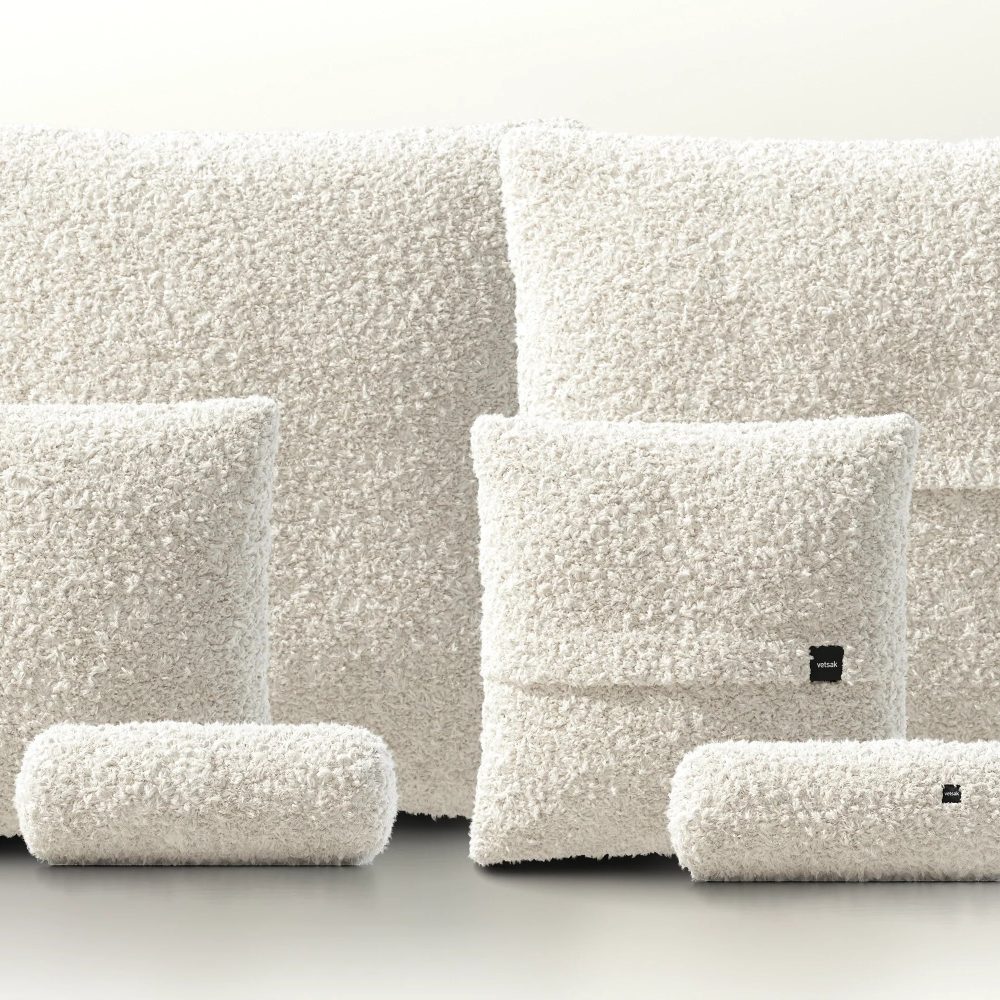 pillow set 3 - doodle - creme