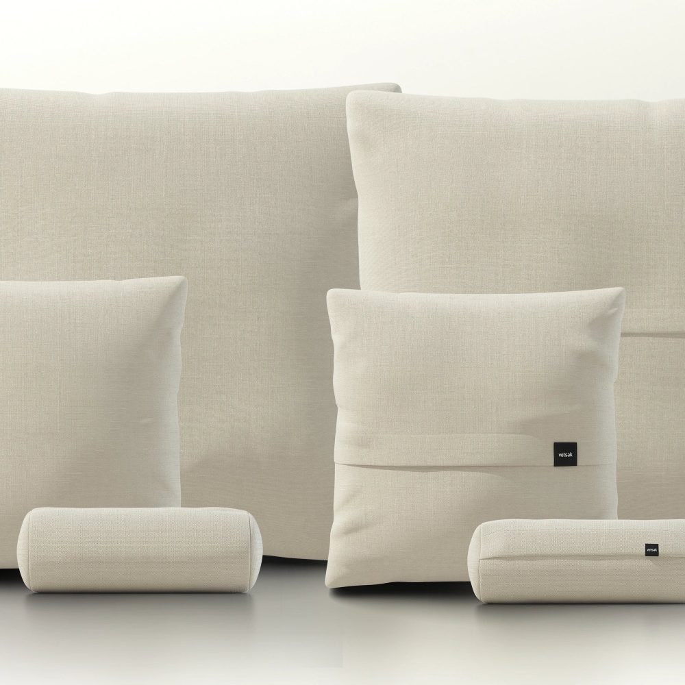 pillow set 3 - pique - beige