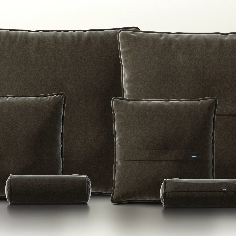 pillow set 3 - suave - anthracite