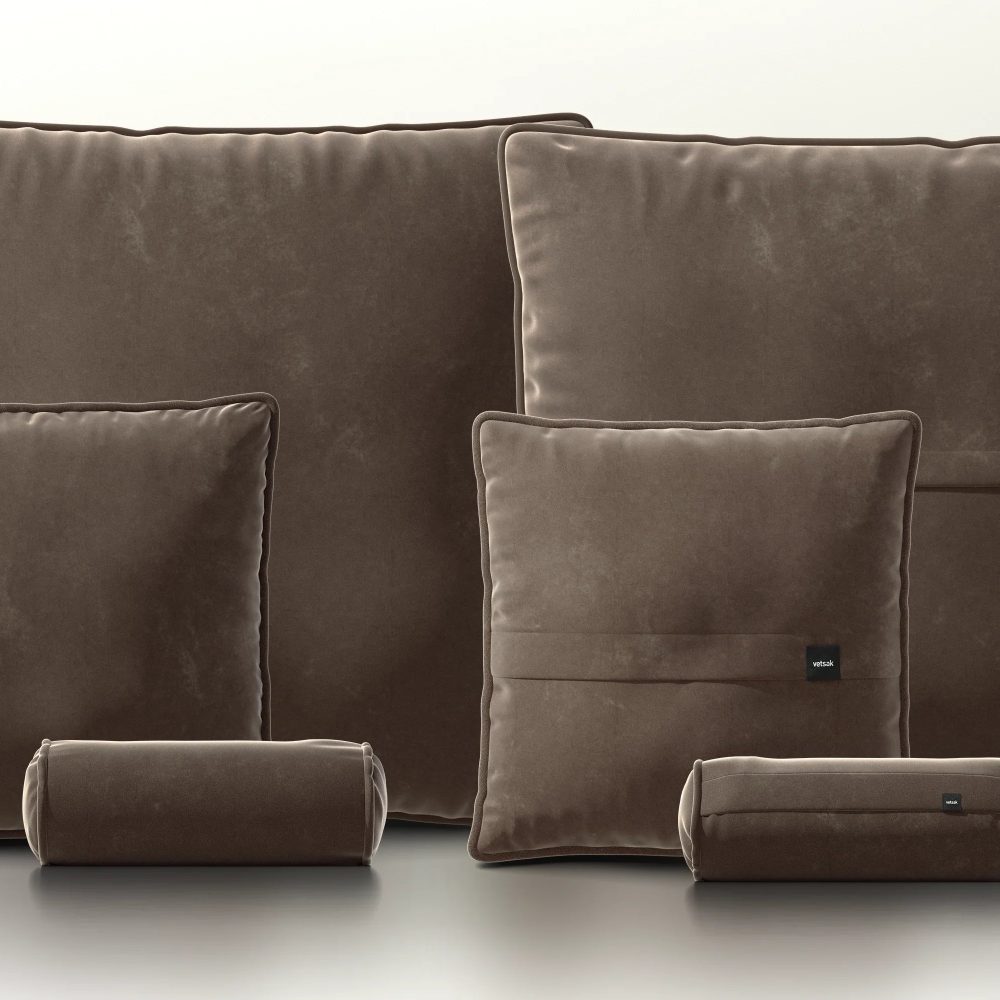 pillow set 3 - suave - espresso