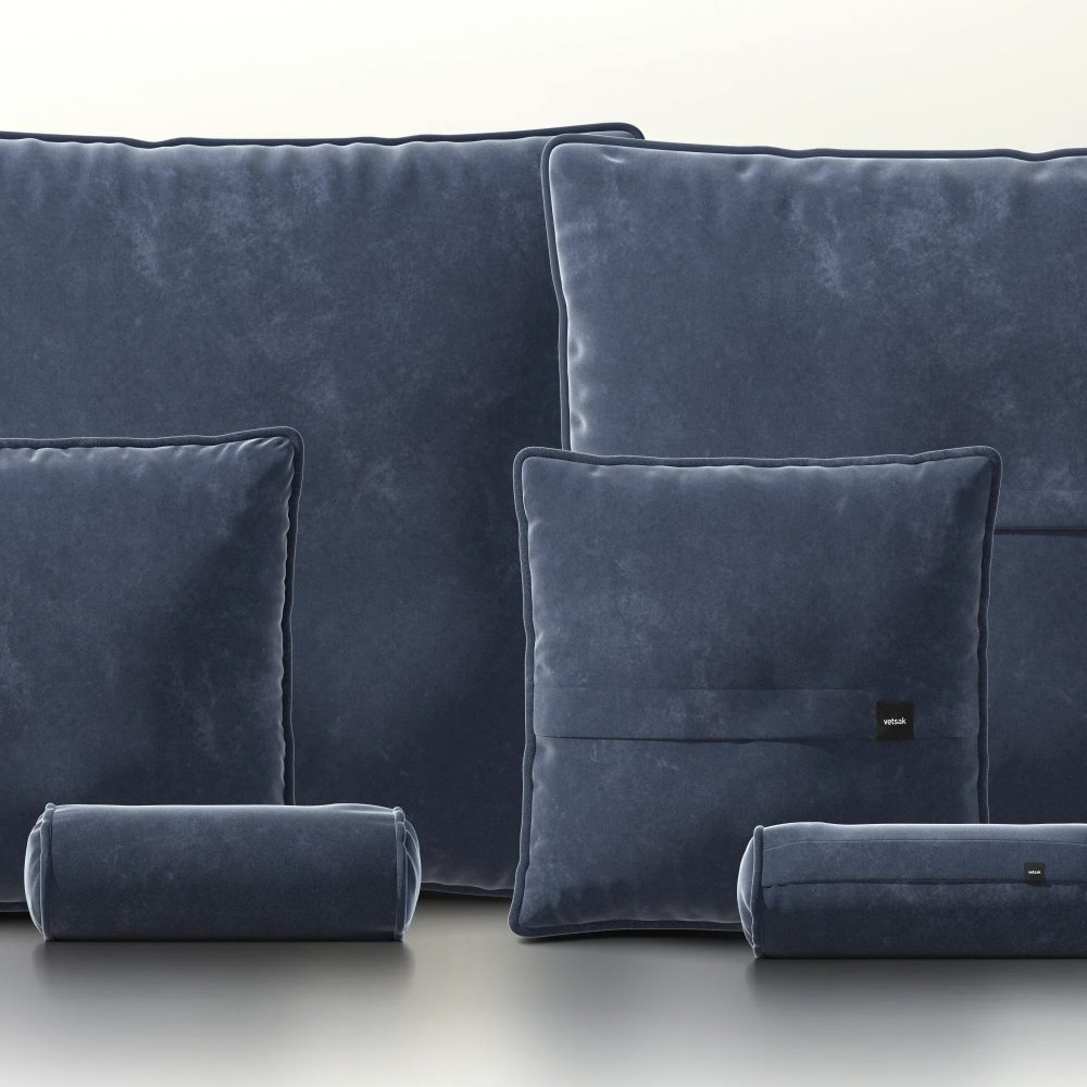 pillow set 3 - suave - navy
