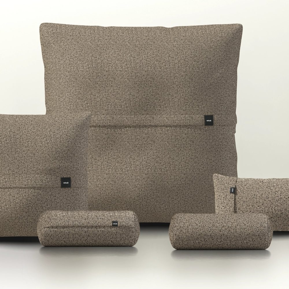 pillow set 4 - loop loop - taupe