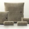 pillow set 4 - cord velour - khaki
