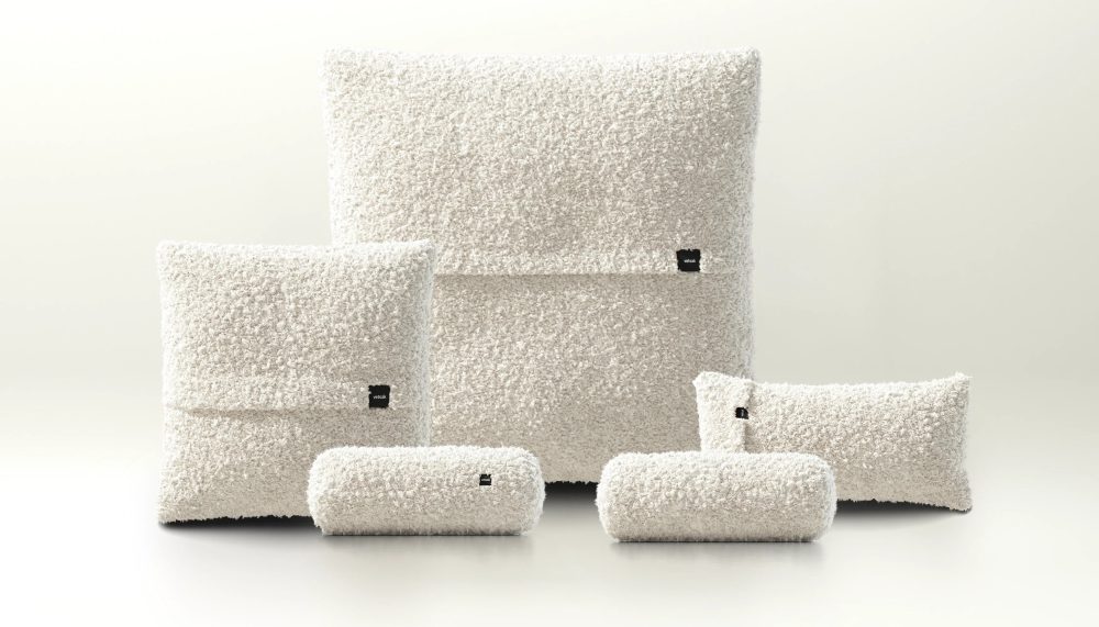 pillow set 4 - doodle - creme
