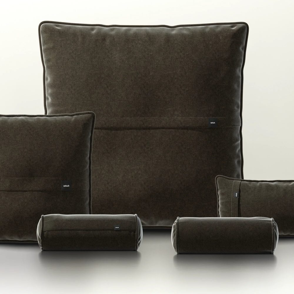 pillow set 4 - suave - anthracite
