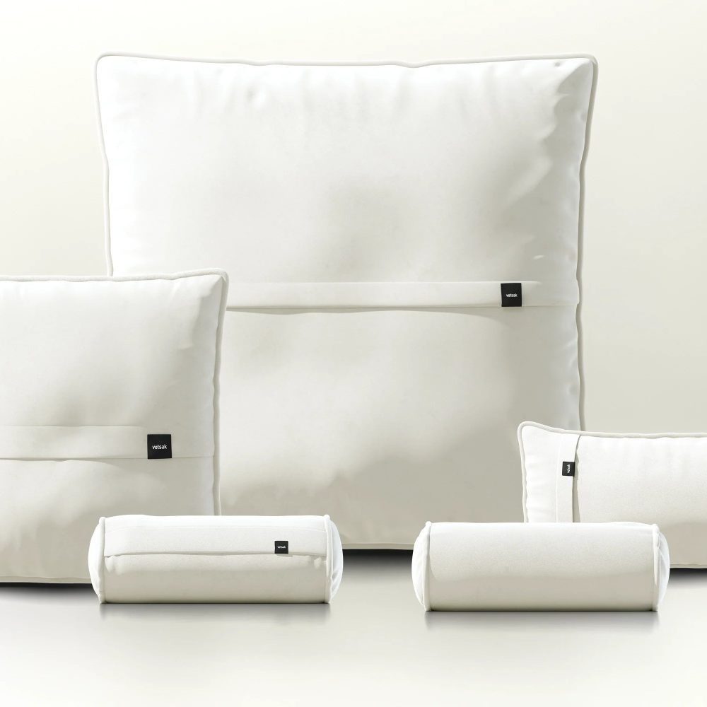 pillow set 4 - suave - pearl