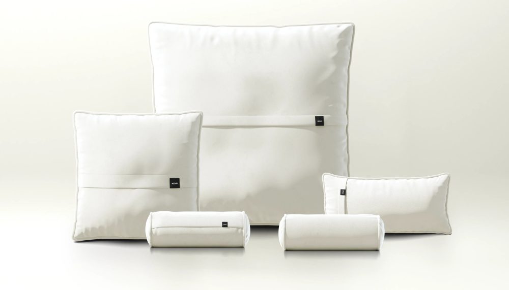 pillow set 4 - suave - pearl