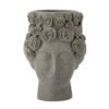 Akira Vase, Grey, Stoneware