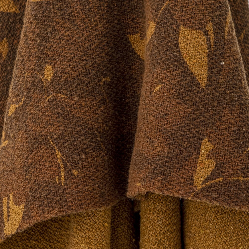 Ganja Throw, Brown, Recycled Cotton - Image 3
