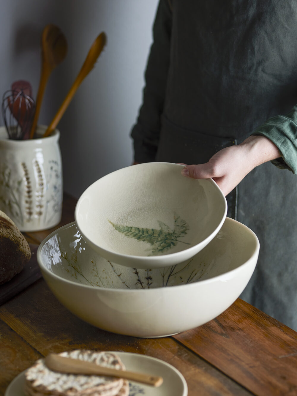 Bea Bowl, Nature, Stoneware - Image 6
