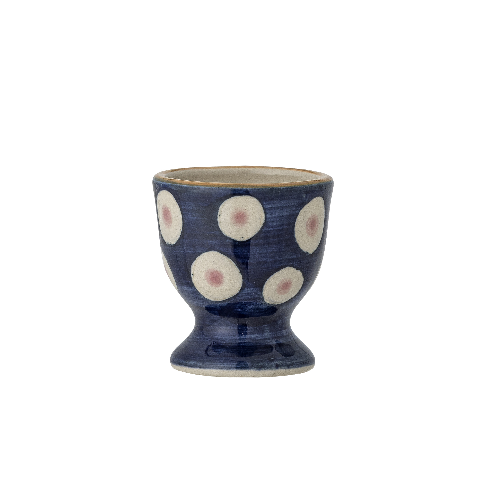 Eviaya Egg Cup, Blue, Stoneware - Image 4