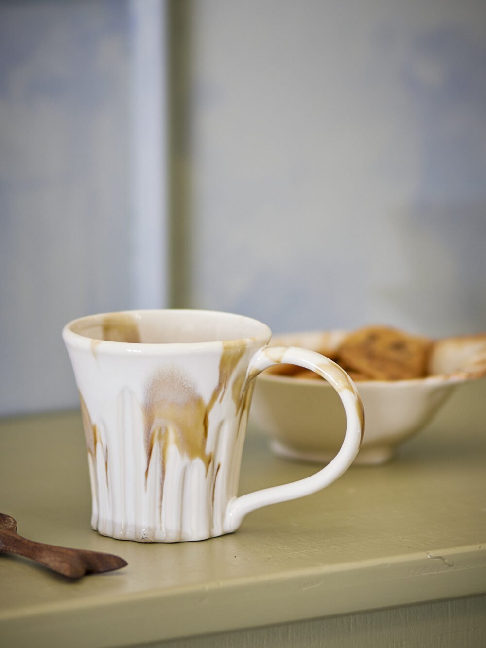 Joseph Mug, Brown, Stoneware - Image 3
