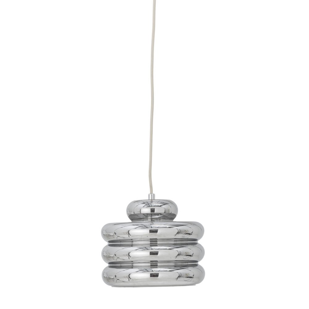 Spike Pendant Lamp, Silver, Glass