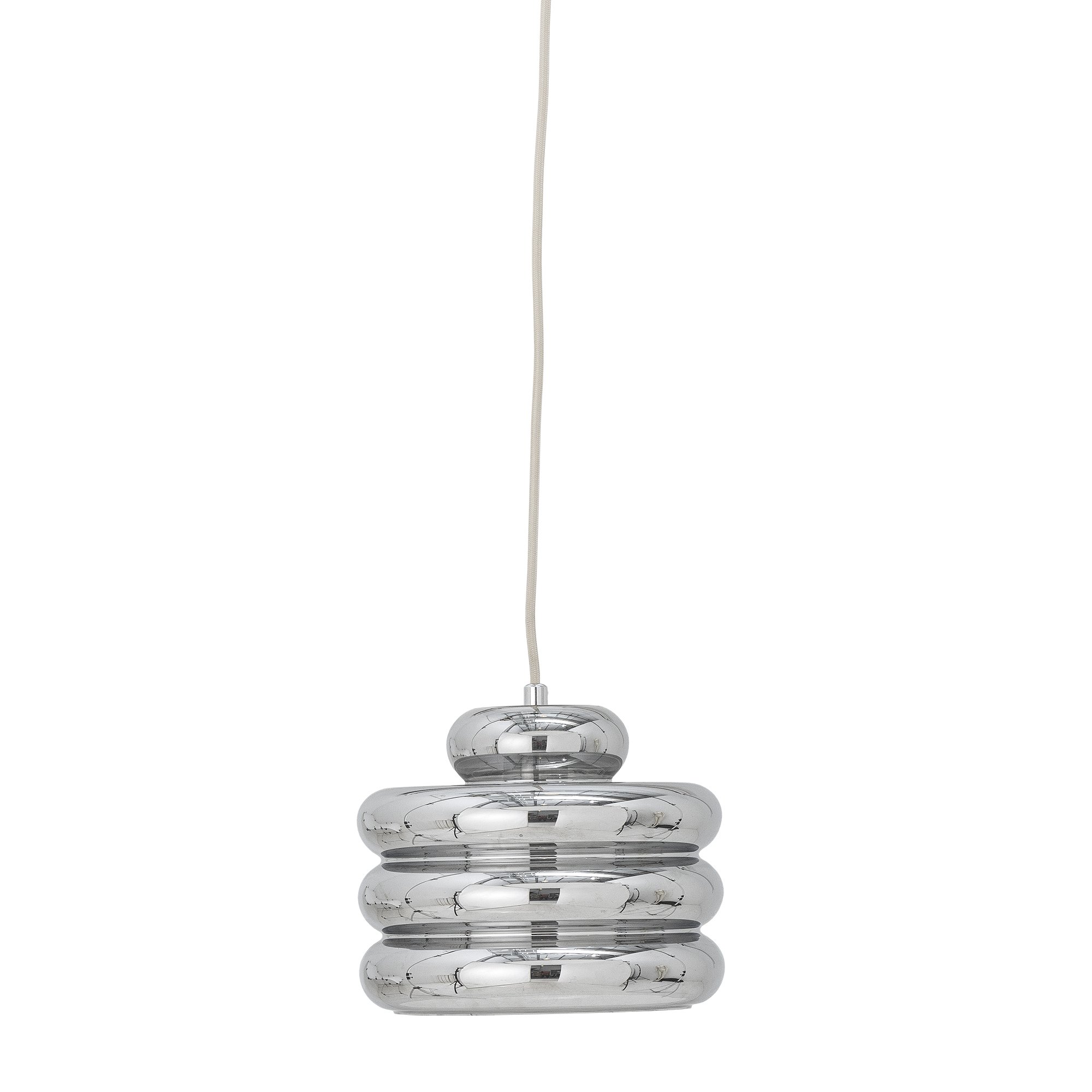 Spike Pendant Lamp, Silver, Glass