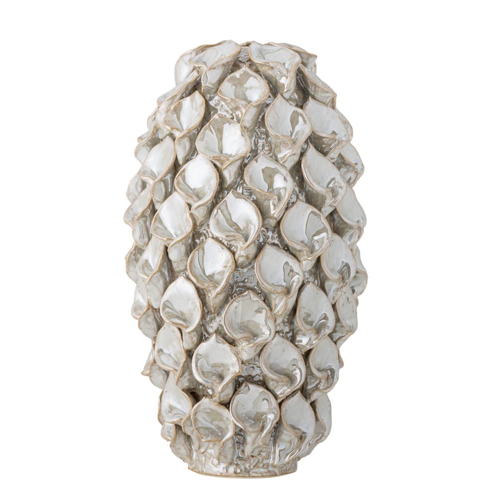 Glenda Deco, White, Stoneware