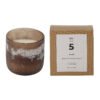NO.5-Sea Salt Scent Candle, Brown, Wax