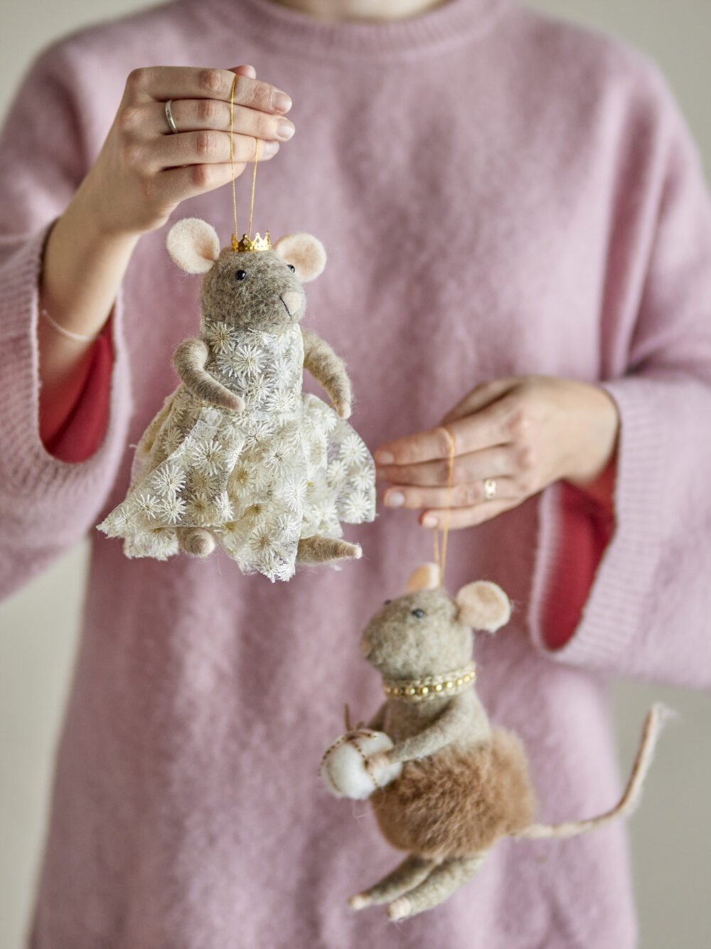 Peo Ornament, Brown, Wool - Image 3