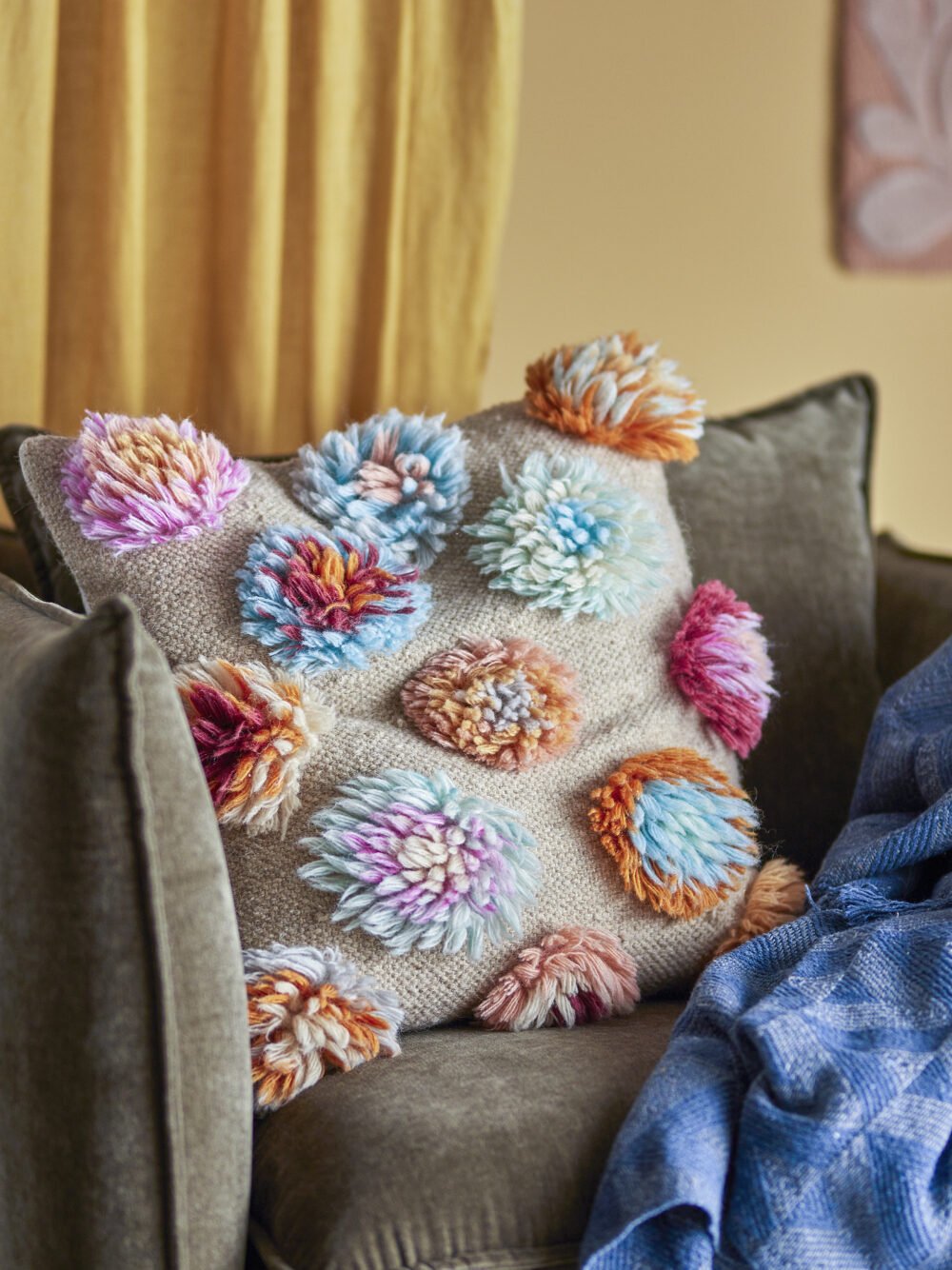 Somma Cushion, Nature, Wool - Image 4