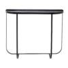 Harper Console Table, Black, Metal