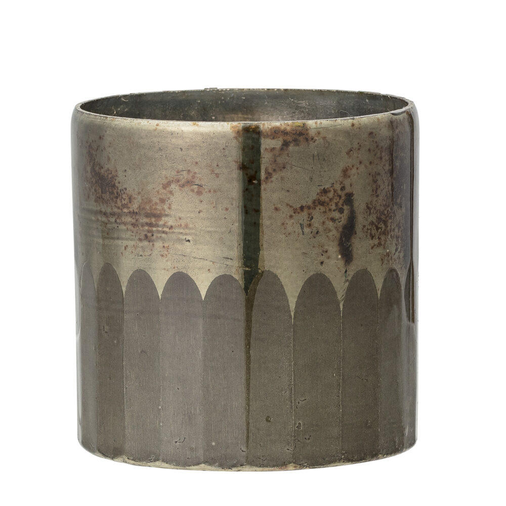 Jana Votive, Brown, Glass