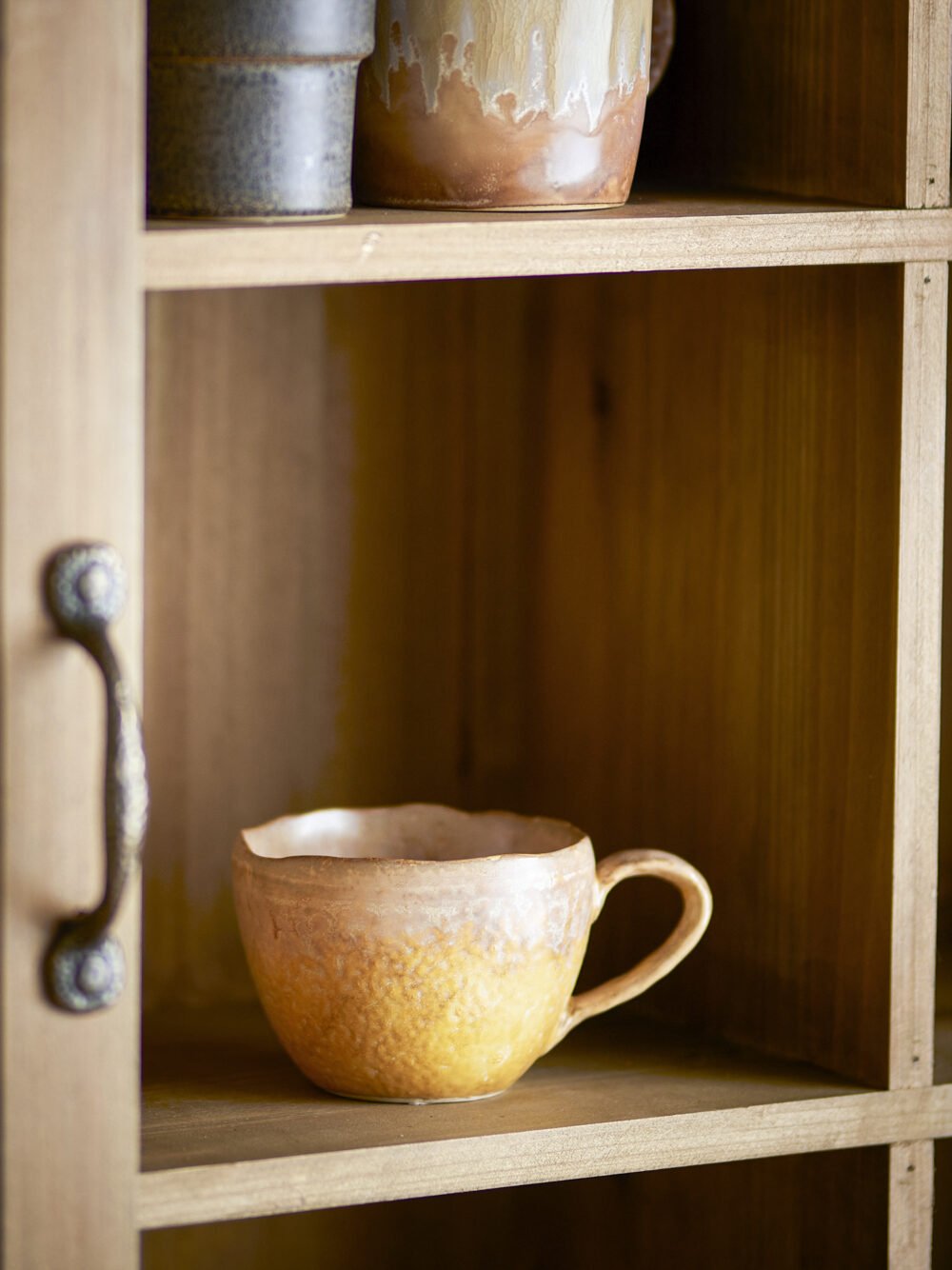 Milani Cup, Yellow, Stoneware - Image 5