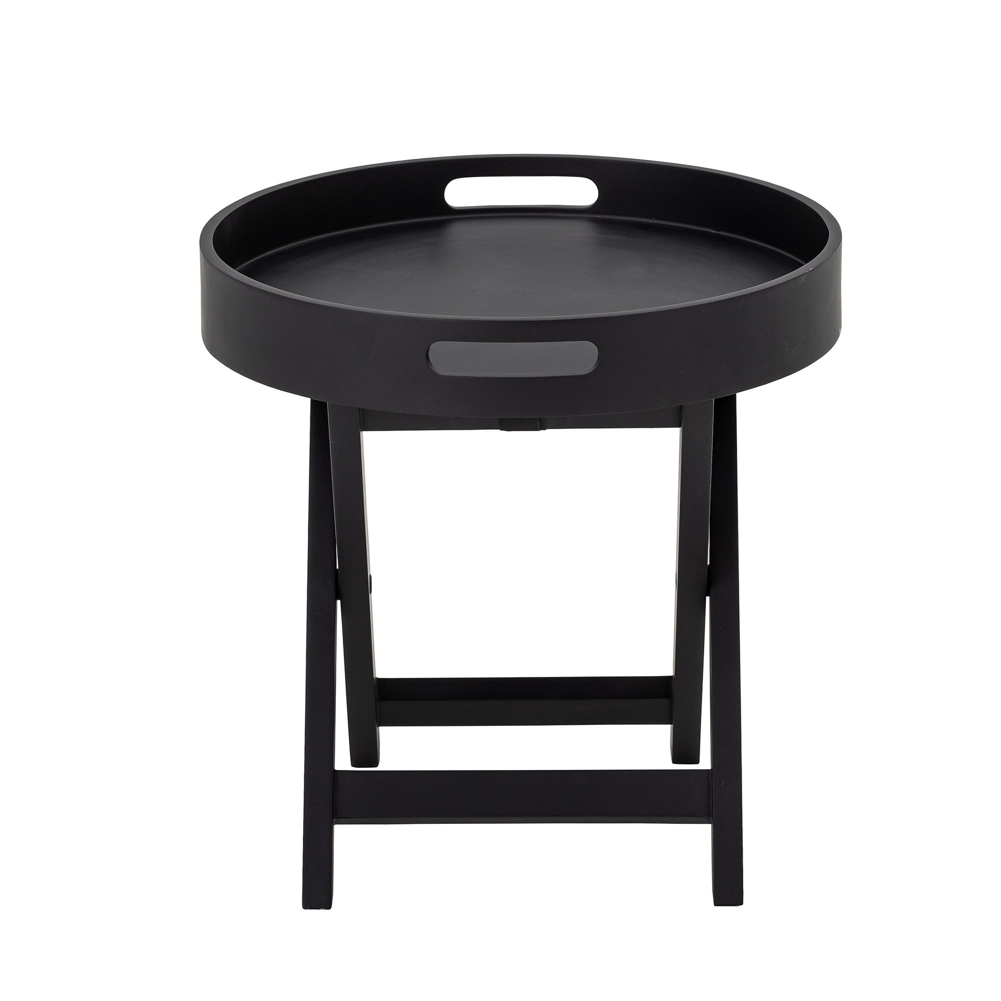 Freya Tray Table, Black, Rubberwood - Image 3