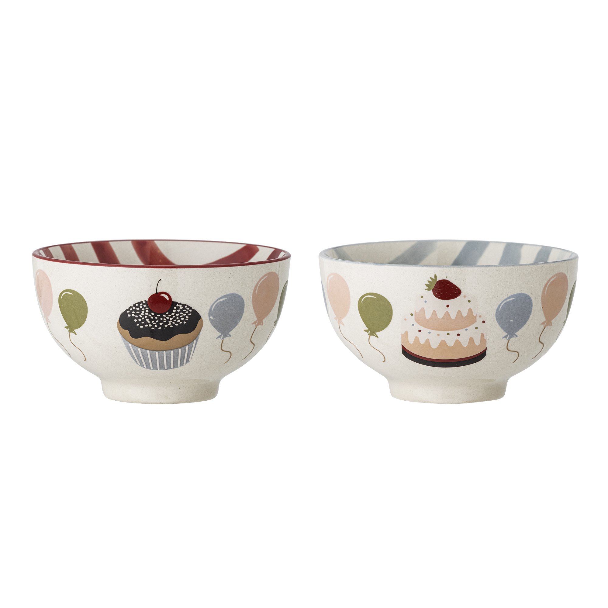 Darby Bowl, Red, Stoneware - Image 4