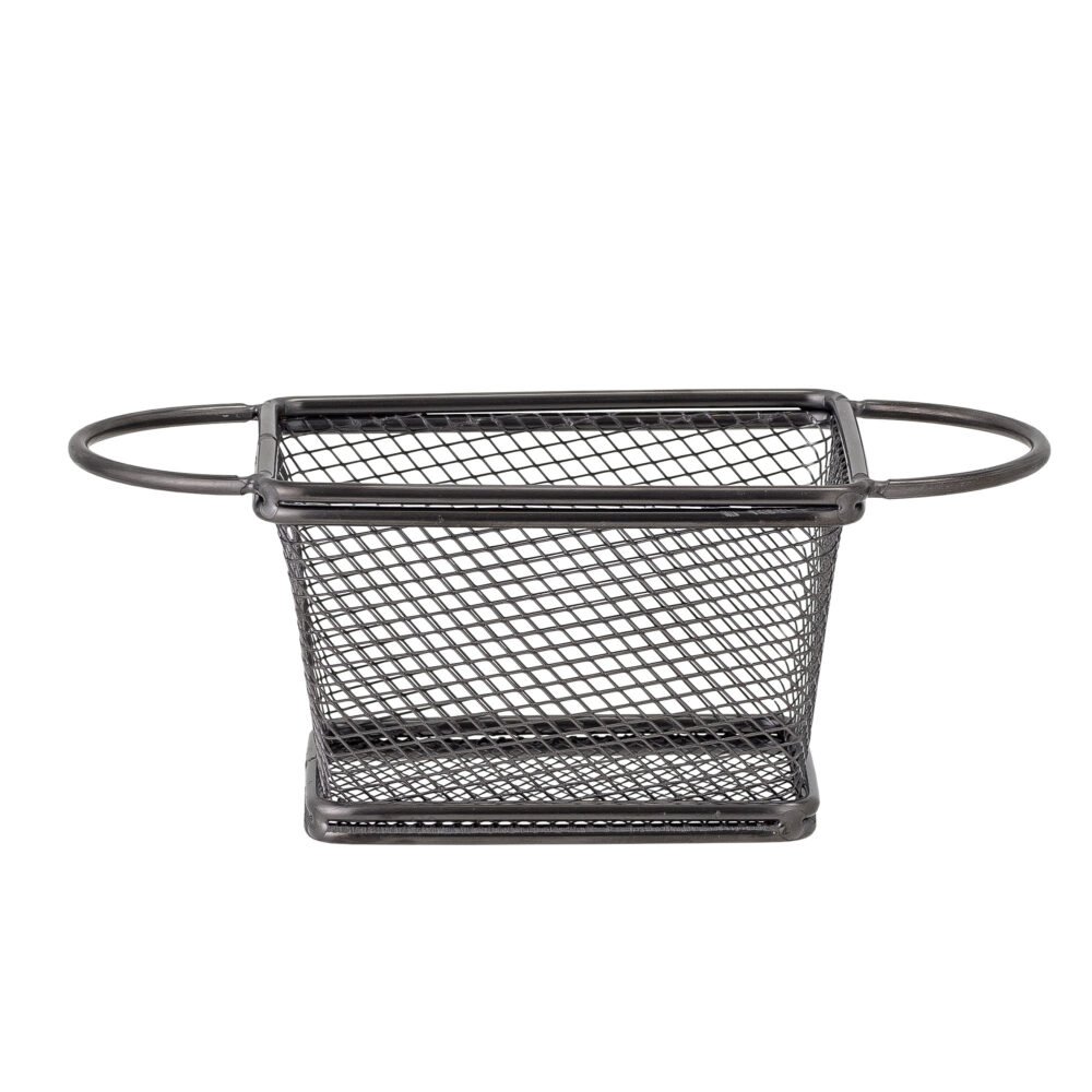 Enes Basket, Black, Stainless Steel