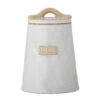 Bandit Jar w/Lid, White, Stoneware