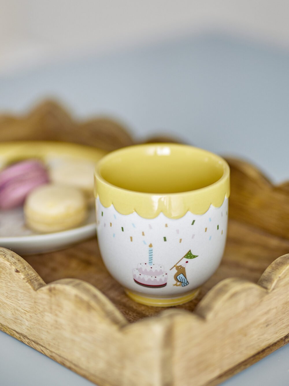 Celebrate Cup, Yellow, Stoneware - Image 6