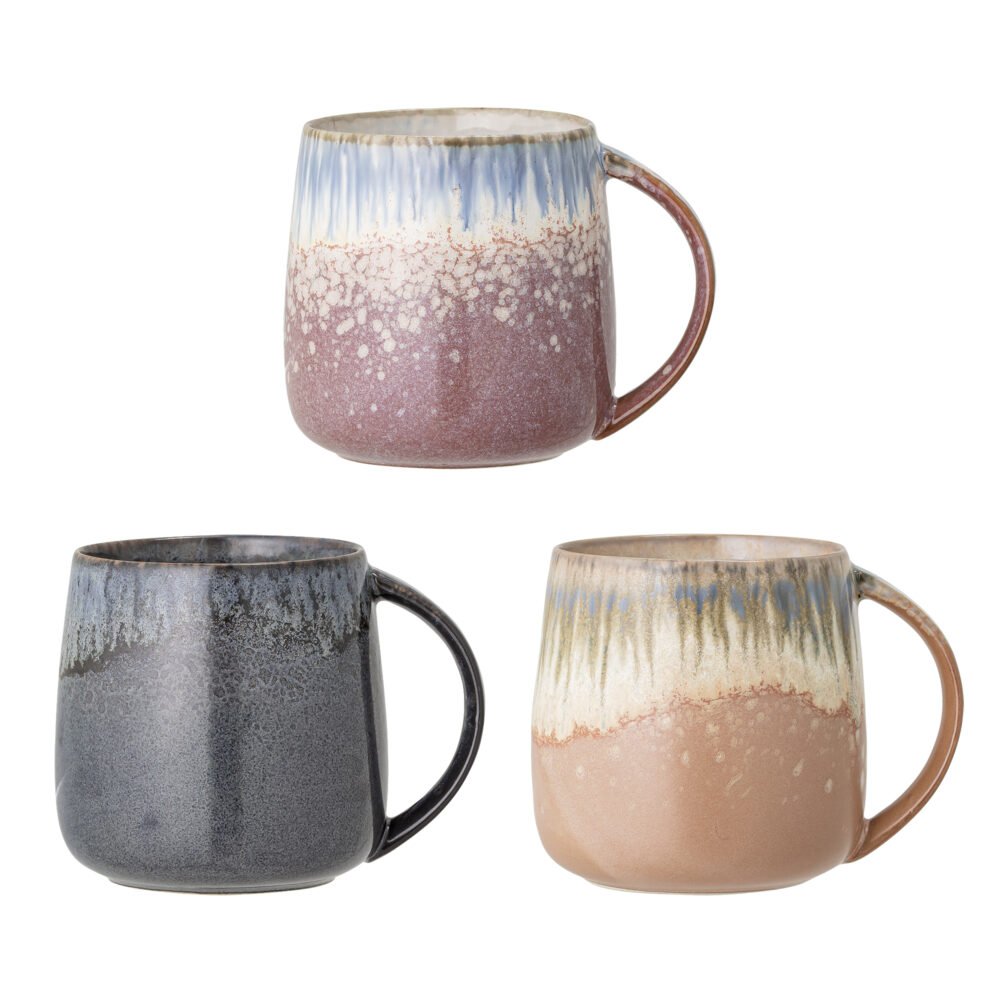 Cloe Mug, Blue, Stoneware