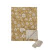 Camille Throw, Yellow, Recycled Cotton