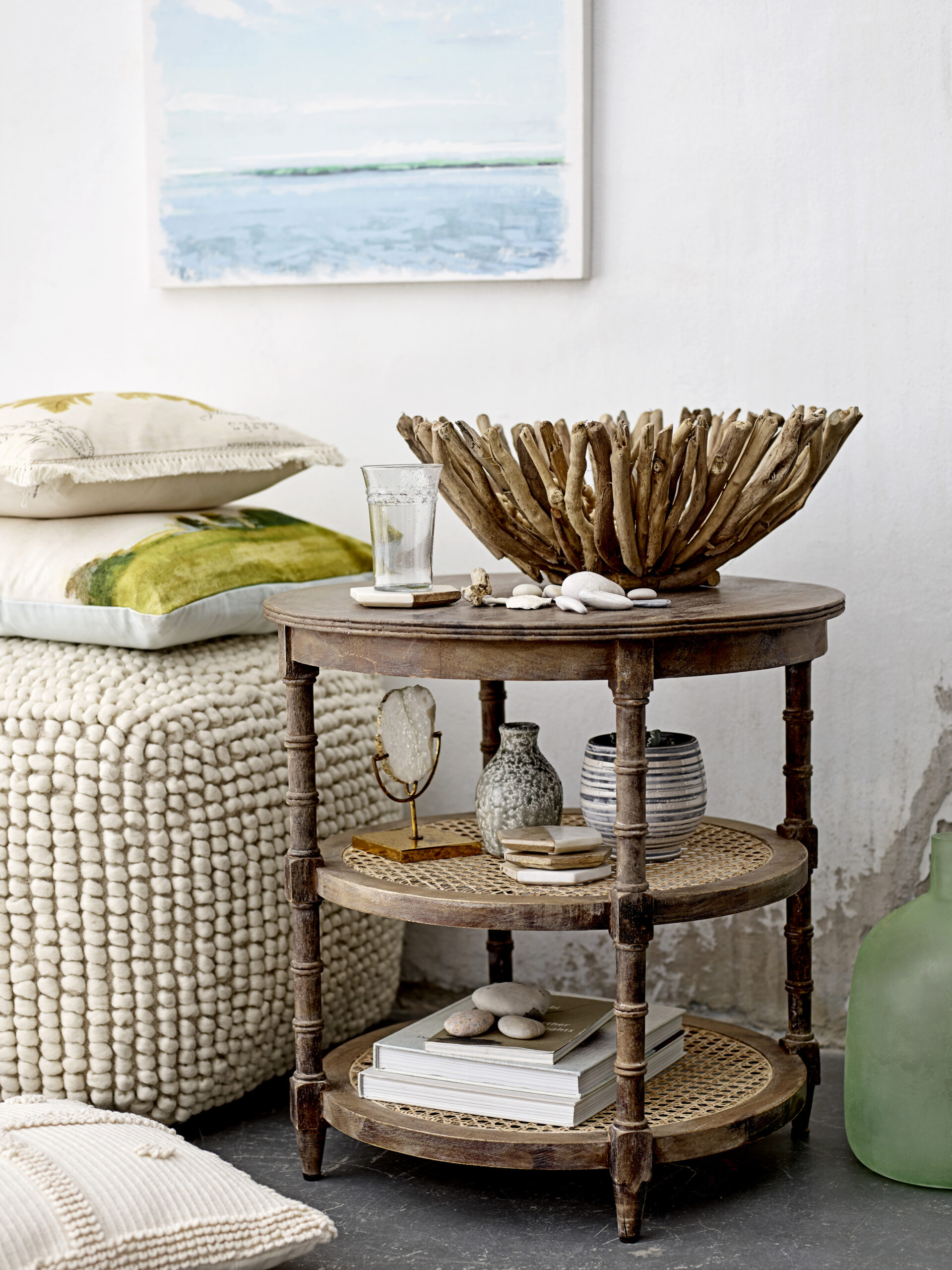 Suna Pouf, Nature, Wool - Image 2