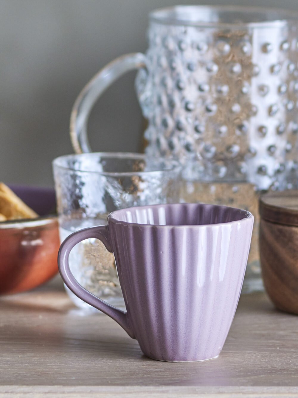 Latina Mug, Rose, Stoneware - Image 3