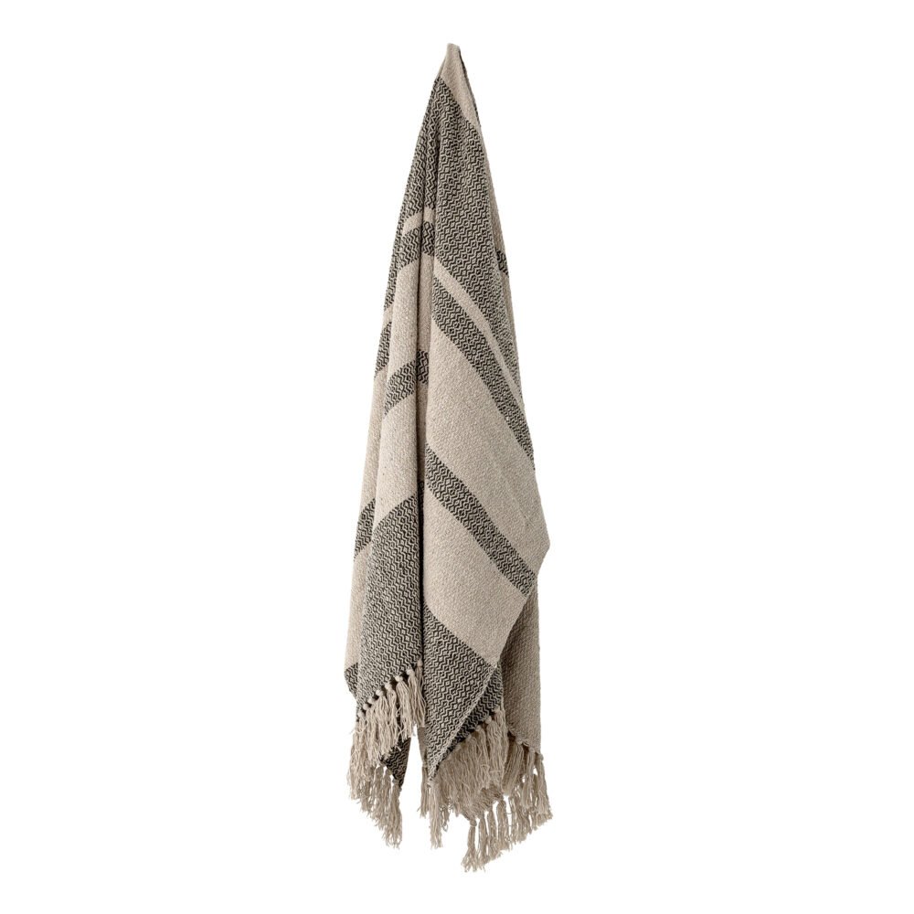Fidan Throw, Green, Recycled Cotton - Image 3