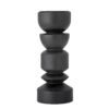 Bowen Candle Holder, Black, Pine