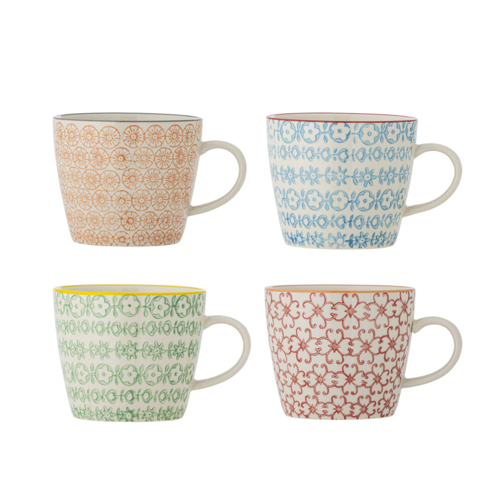Carla Mug, Red, Stoneware