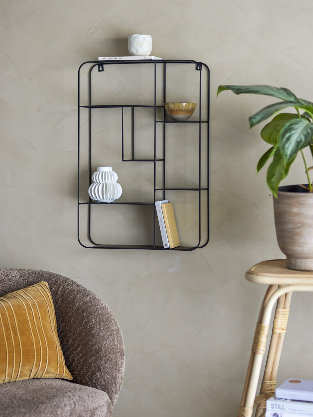 Ebert Shelf, Black, Metal - Image 4