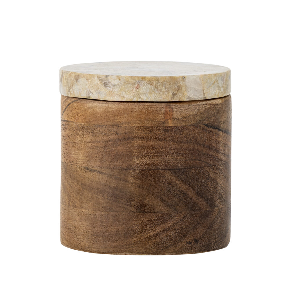 Lisanne Jar w/Lid, Nature, FSC®100%, Acacia