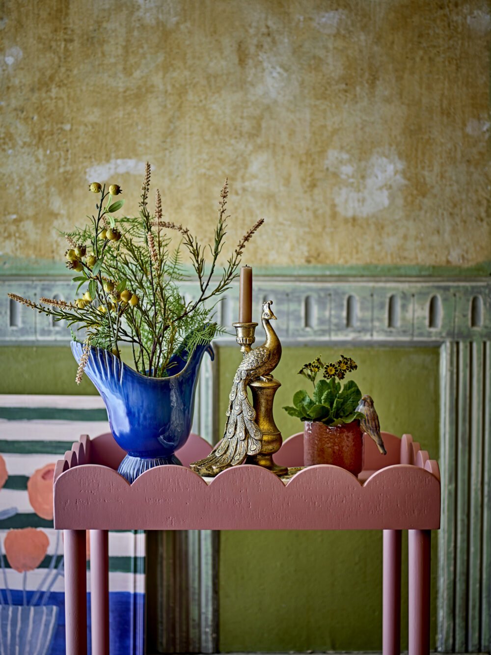 Larky Flowerpot, Rose, Stoneware - Image 3