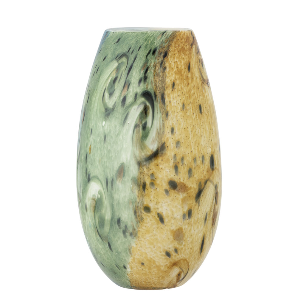 Kalian Vase, Blue, Glass - Image 3