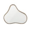 Abigail Wall Mirror, Brass, Metal