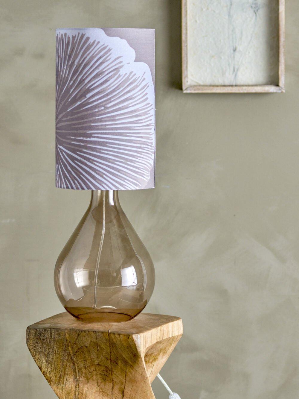 Leni Table lamp, Brown, Glass - Image 2