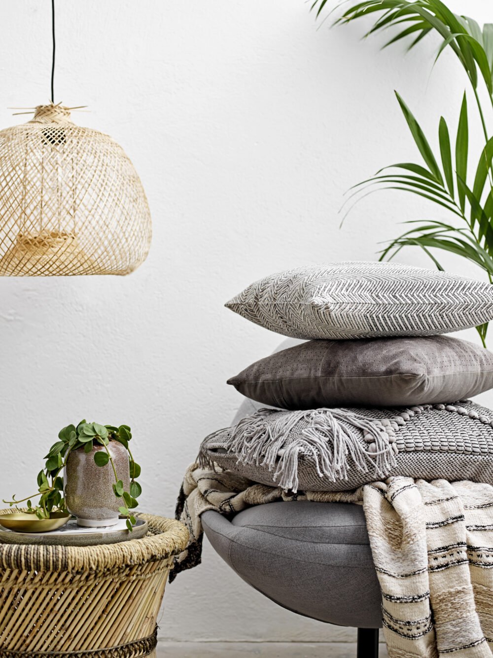 Rodi Pendant Lamp, Nature, Bamboo - Image 2
