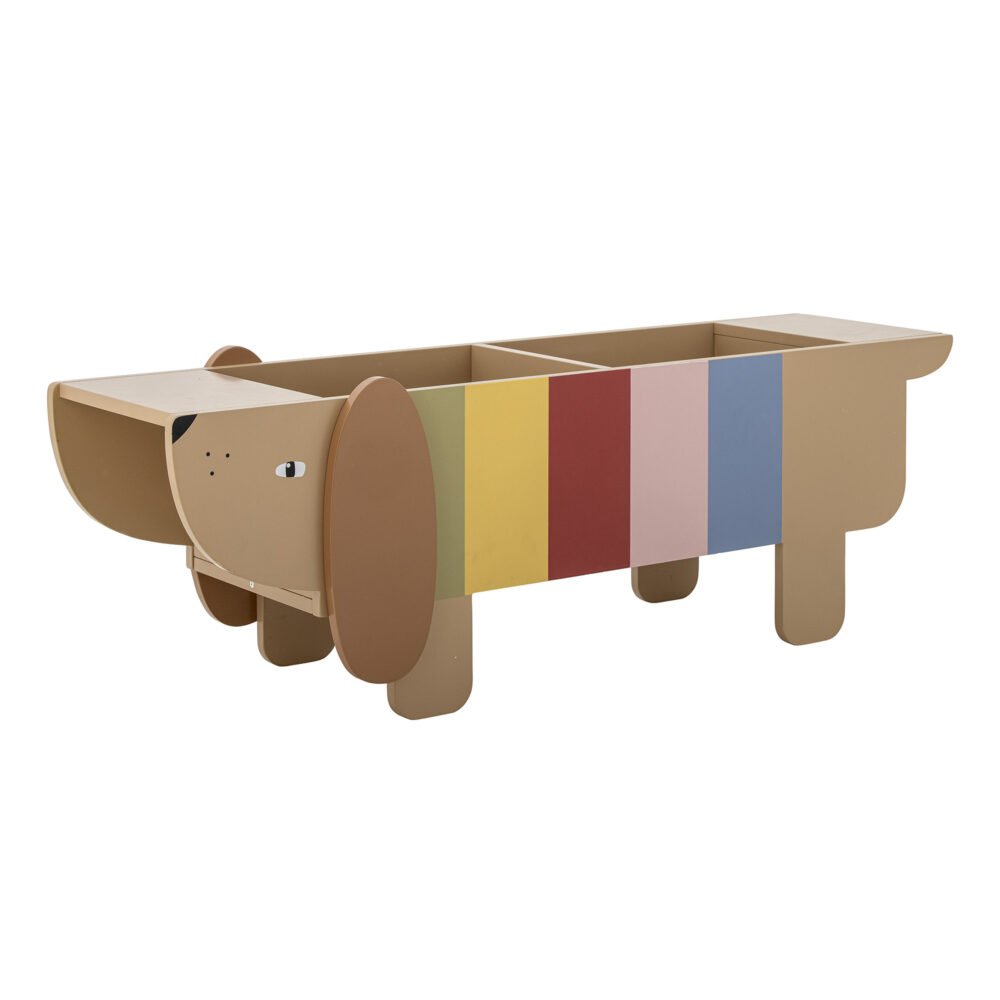 Charlie Book Stand, Brown, MDF - Image 3